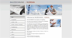Desktop Screenshot of bauzeichnung-rodrian.de