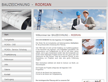 Tablet Screenshot of bauzeichnung-rodrian.de